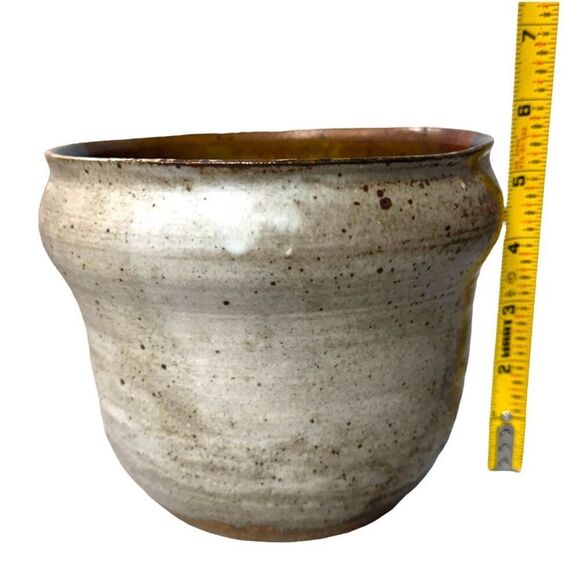 Studio Pottery Stone Handcrafted Ceramic Bowl Or Bonsai Planter Multicolor READ - Picture 5 of 7